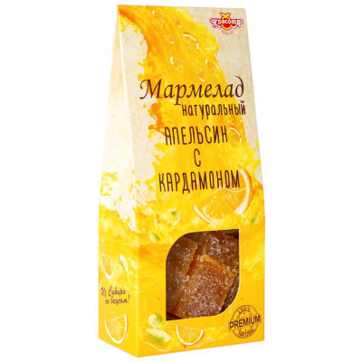 Мармелад Красота Спасет Мир апельсин с кардамоном фруктовый, 140г