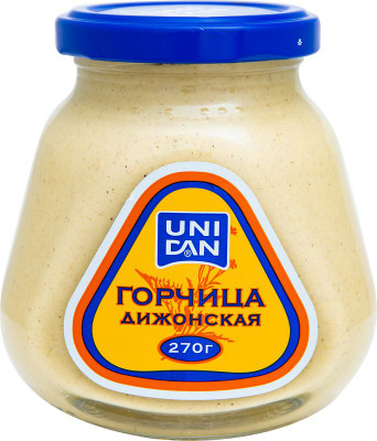 Изображение товара Горчица Uni Dan Дижонская, 270г