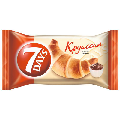 Изображение товара Круассан 7 Days с кремом какао, 65г