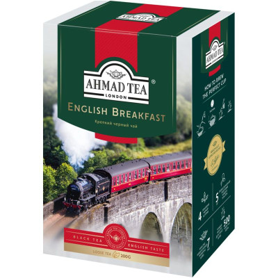 Изображение товара Чай Ahmad Tea Английски завтрак чёрный, 200г