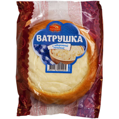 Изображение товара Ватрушка Черемушки сдобная, 100г