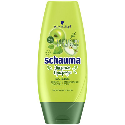 Бальзам Шаума Энергия природы для нормальных волос свежая крапива и зелёное яблоко, 200мл