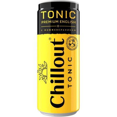 Изображение товара Тоник Chillout Premium English Tonic газированный, 330мл