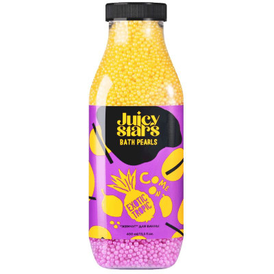 Изображение товара Жемчуг для ванны Juicy Stars Камон экзотик тропик, 400мл