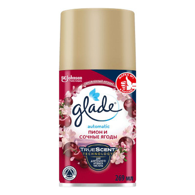 Изображение товара Сменный баллон для Glade Автоматик Пион-сочные ягоды, 269мл