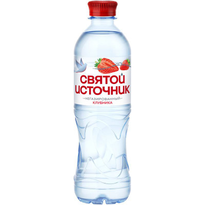 Изображение товара Напиток безалкогольный Святой Источник со вкусом клубники негазированный, 500мл