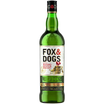 Изображение товара Виски Fox&Dogs купажированный 40%, 700мл