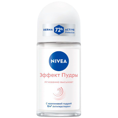 Изображение товара Антиперспирант Nivea Эффект пудры женский роликовый, 50мл