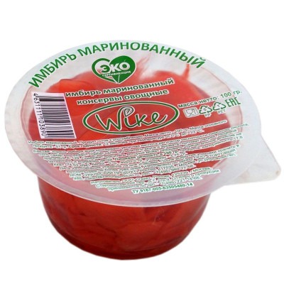 Изображение товара Имбирь Wike маринованный, 100г