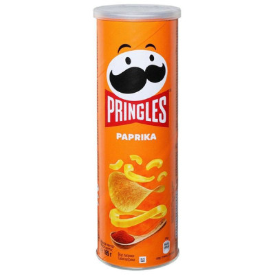 Изображение товара Чипсы Pringles картофельные со вкусом паприки 165г
