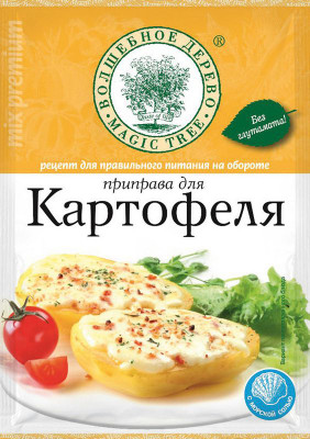 Изображение товара Приправа Волшебное Дерево для картофеля с морской солью, 30г