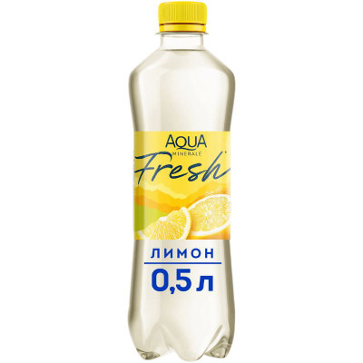 Изображение товара Напиток Aqua Minerale с соком Лимон негазированный, 500мл