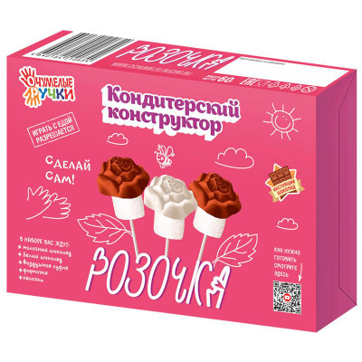 Изображение товара Конструктор кондитерский Очумелые ручки Розочка, 60г