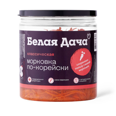 Изображение товара Морковь Белая Дача Классическая по-корейски, 350г