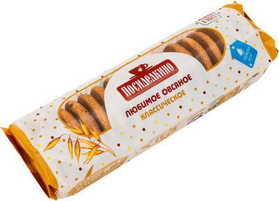 Изображение товара Печенье Посиделкино Овсяное классическое, 320г