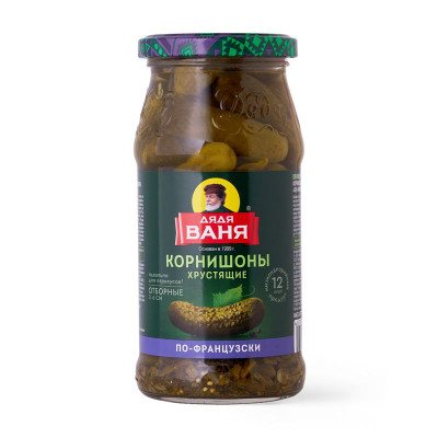 Изображение товара Корнишоны Дядя Ваня По-Французски, 460г