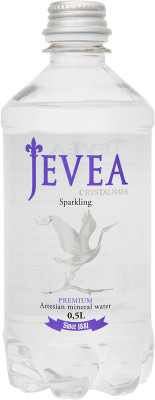Изображение товара Вода Jevea Кристальная минеральная природная столовая газированная, 500мл