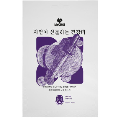 Изображение товара Маска для лица Mychoi укрепляющая с пептидам, 25мл