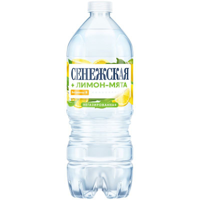 Изображение товара Напиток Сенежская с лимоном и мятой безалкогольный, 1л