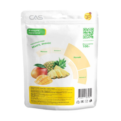 Изображение товара Экзотик микс Filipino Sun манго-ананас, 100г
