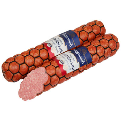 Изображение товара Сервелат БАХРУШИНЪ Кремлевский варено-копченый 1кг