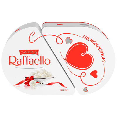 Изображение товара Конфеты Raffaello с миндальным орехом в кокосовой обсыпке, 300г