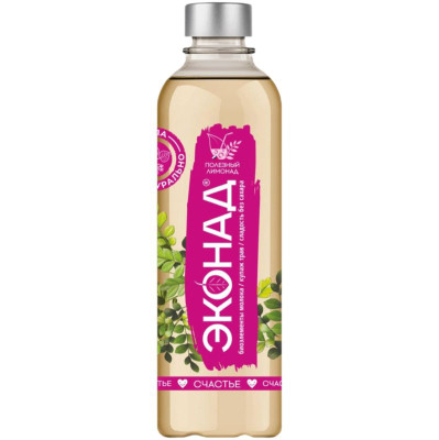 Изображение товара Напиток газированный Эконад Счастье безалкогольный, 500мл