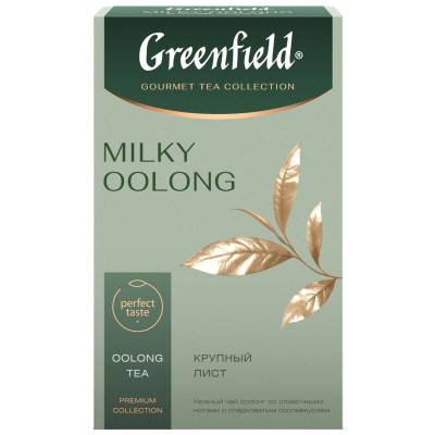 Изображение товара Чай Greenfield Милки Оолонг байховый с ароматом сливочной карамели, 100г