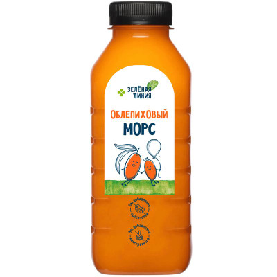 Изображение товара Морс облепиховый Зелёная Линия, 1л