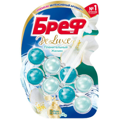 Изображение товара Чистящее средство Бреф Делюкс Пленительный жасмин для унитаза, 250г