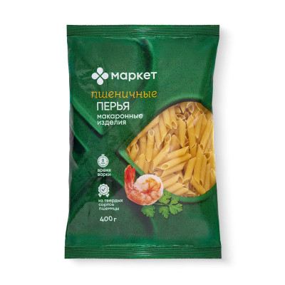 Изображение товара Макароны Перья группы А Маркет, 400г