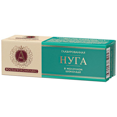 Изображение товара Нуга А.Ростагрокомплекс глазированная в молочном шоколаде, 40г