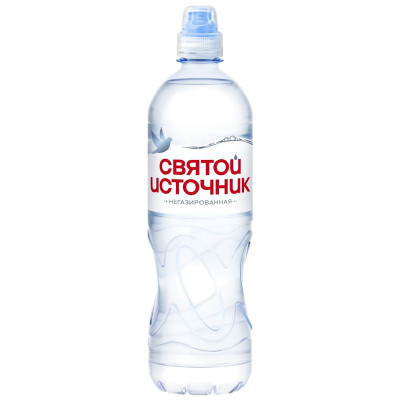 Изображение товара Вода Святой источник Спорт питьевая негазированная, 750мл