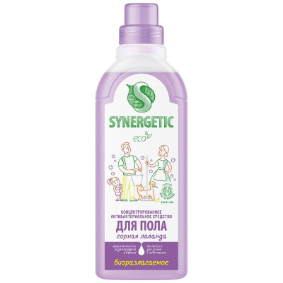 Изображение товара Средство для мытья поверхностей Synergetic Горная лаванда биоразлагаемое, 750мл