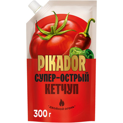 Изображение товара Кетчуп Pikador суперострый, 300г