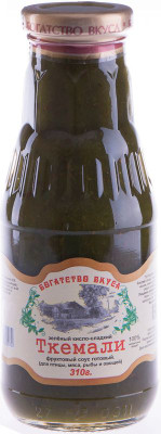 Изображение товара Соус фруктовый Богатство Вкуса Ткемали зеленый кисло-сладкий, 310мл