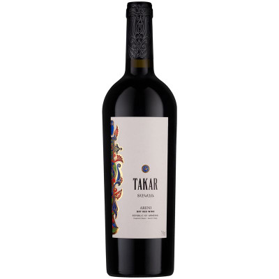 Изображение товара Вино Takar Арени Армения красное сухое 14%, 750мл