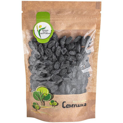 Изображение товара Изюм Семушка узбекский чёрный, 150г