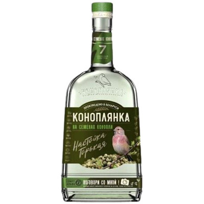 Изображение товара Настойка Коноплянка на семенах конопли горькая 40%, 500мл