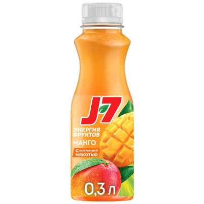 Изображение товара Нектар J7 из манго с мякотью, 300мл