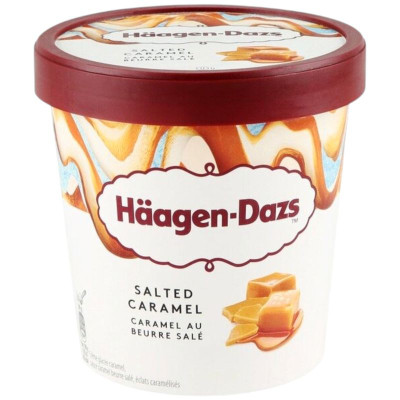 Изображение товара Мороженое Haagen-Dazs пломбир солёная карамель, 400г