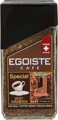 Изображение товара Кофе Egoiste Special растворимый с добавлением молотого, 100г