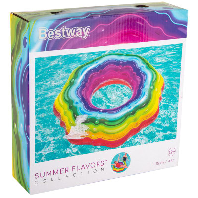 Изображение товара Круг надувной Bestway Радужная лента 115см 36163