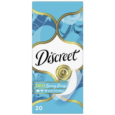 Изображение товара Прокладки ежедневные Discreet Deo spring breeze multiform, 20шт