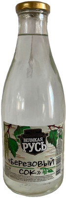 Изображение товара Напиток сокосодержащий Великая Русь Берёзовый сок, 1л