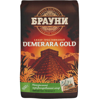Изображение товара Сахар Брауни тростниковый, 500г
