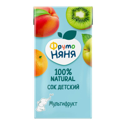 Изображение товара Сок ФрутоНяня мультифрукт, 500мл