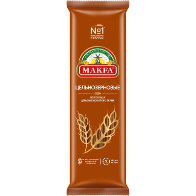 Изображение товара Спагетти Makfa цельнозерновые, 500г