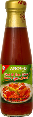 Изображение товара Соус Aroy-D кисло-сладкий, 215мл