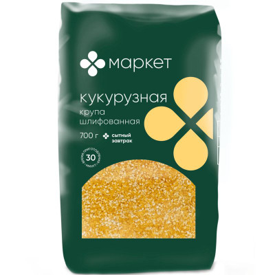 Изображение товара Крупа кукурузная шлифованная №4 Маркет, 700г